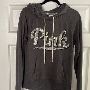 Victoria’s Secret PINK Sparkle Logo Hoodie